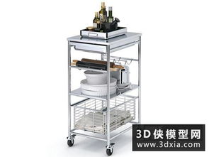国外3d厨房器具组合模型免费下载 厨房器具组合国外3D模型 3dmax厨房器具组合国外模型下载